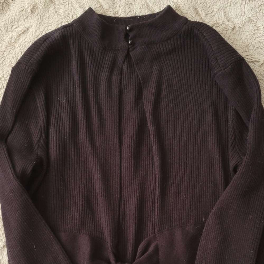 NY & Co. Open  Back Tie Sweater